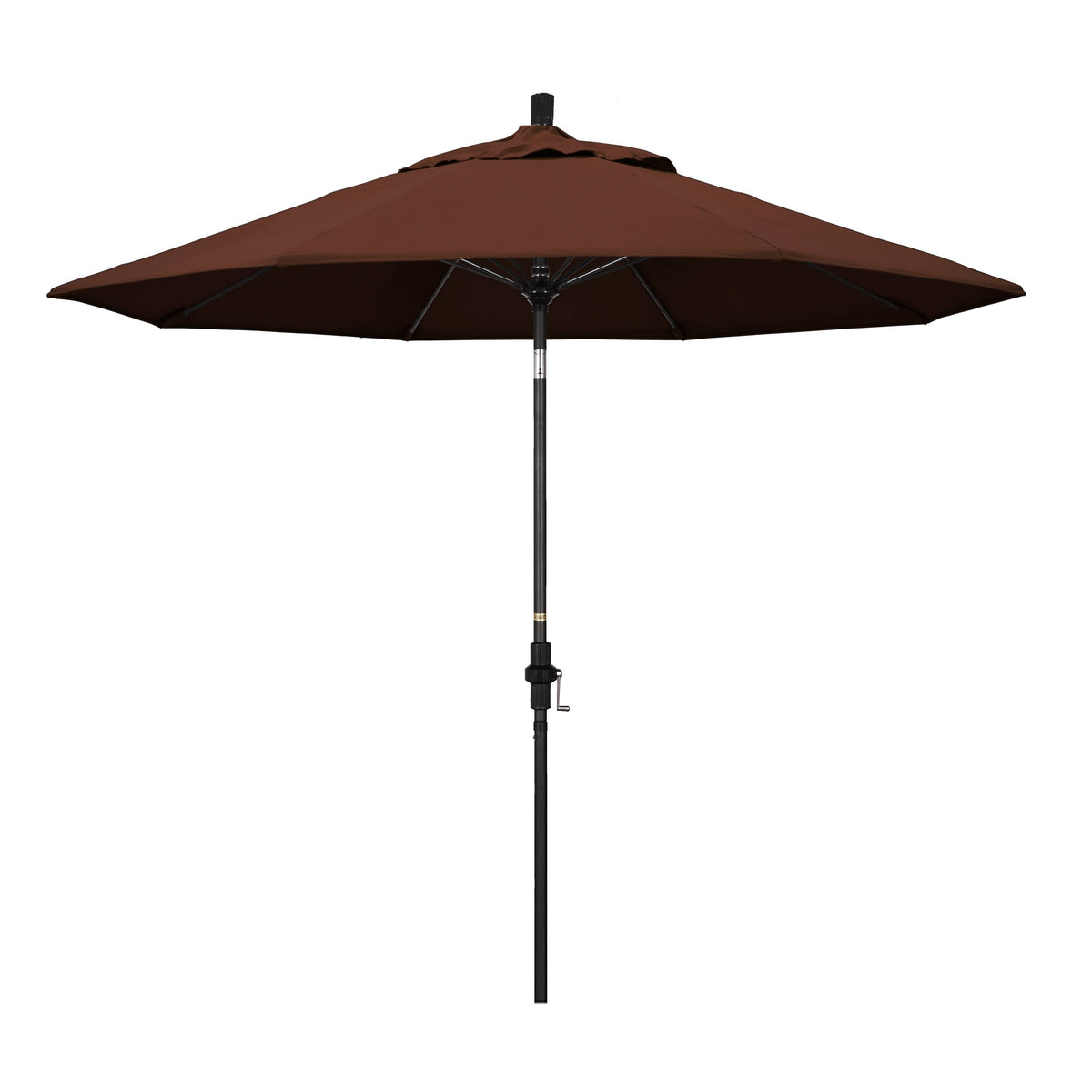 9 ft. Fiberglass Market Umbrella Collar Tilt Black S97486