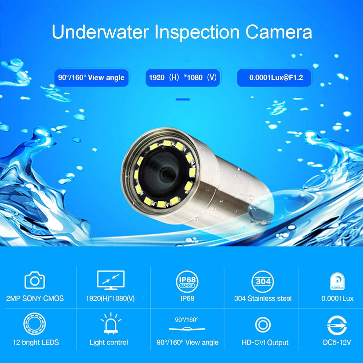 Underwater Camera Kit with 4 Sensor Units E523130