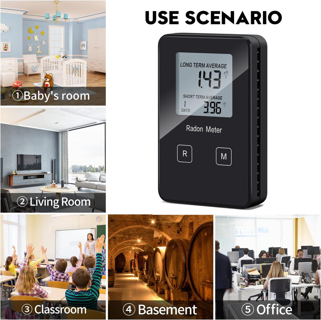 Portable Radon Detector with Rechargeable Battery Z968780