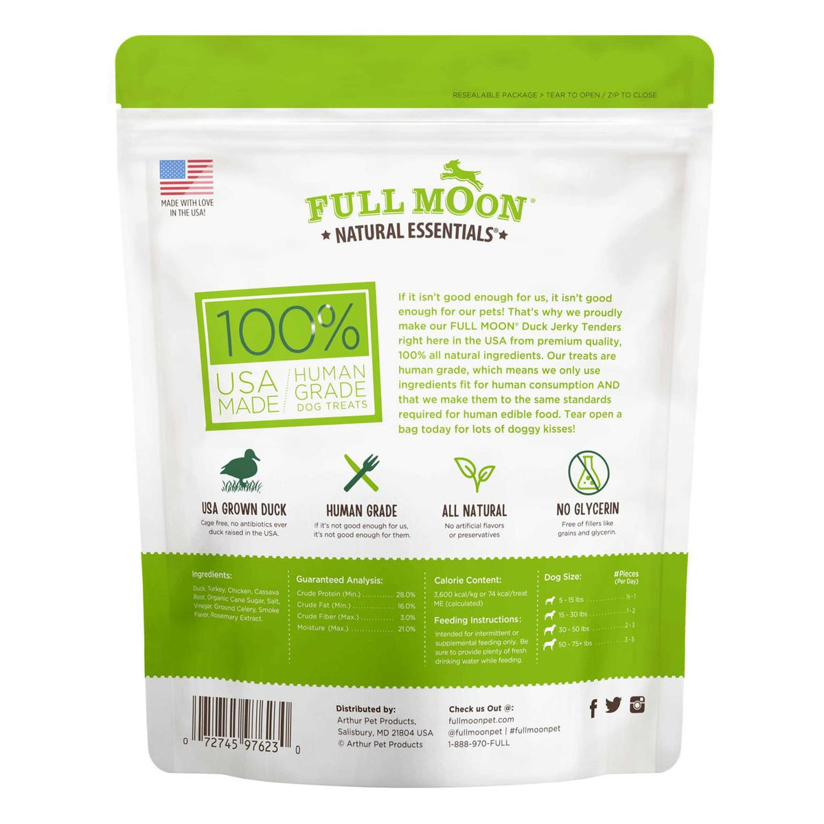 Duck Jerky Dog Treats Q707071