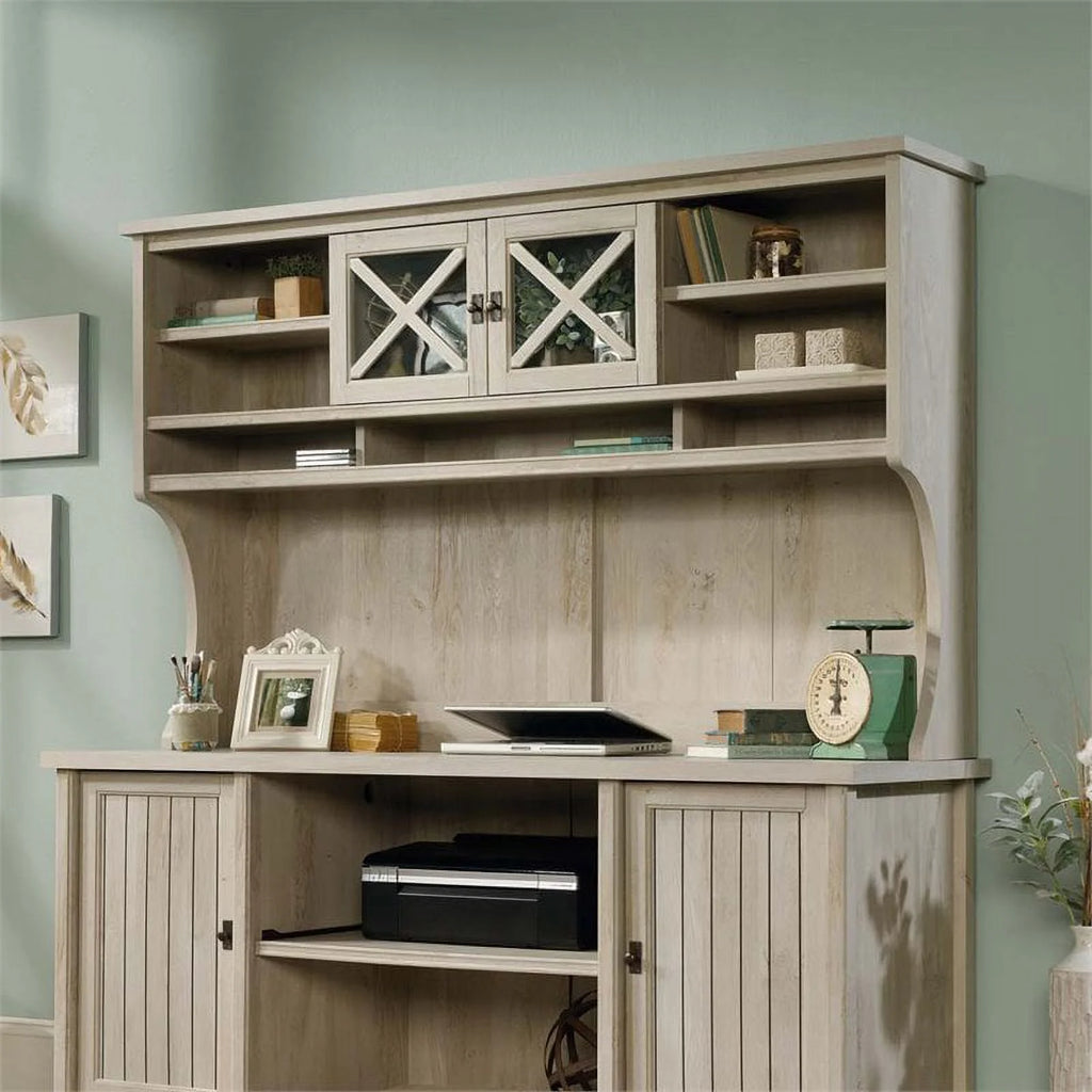 3-Piece Executive Desk with Hutch and File Cabinet B7361