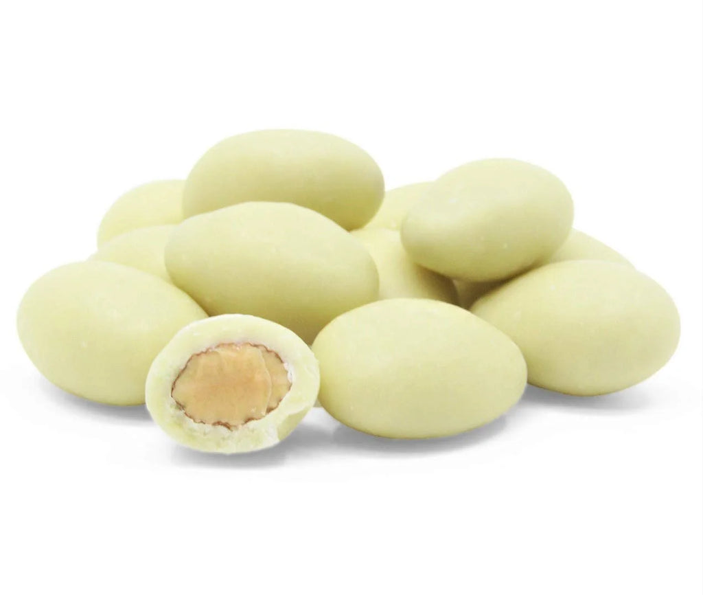 White Chocolate Covered Almonds 1 Lb Bag W42129