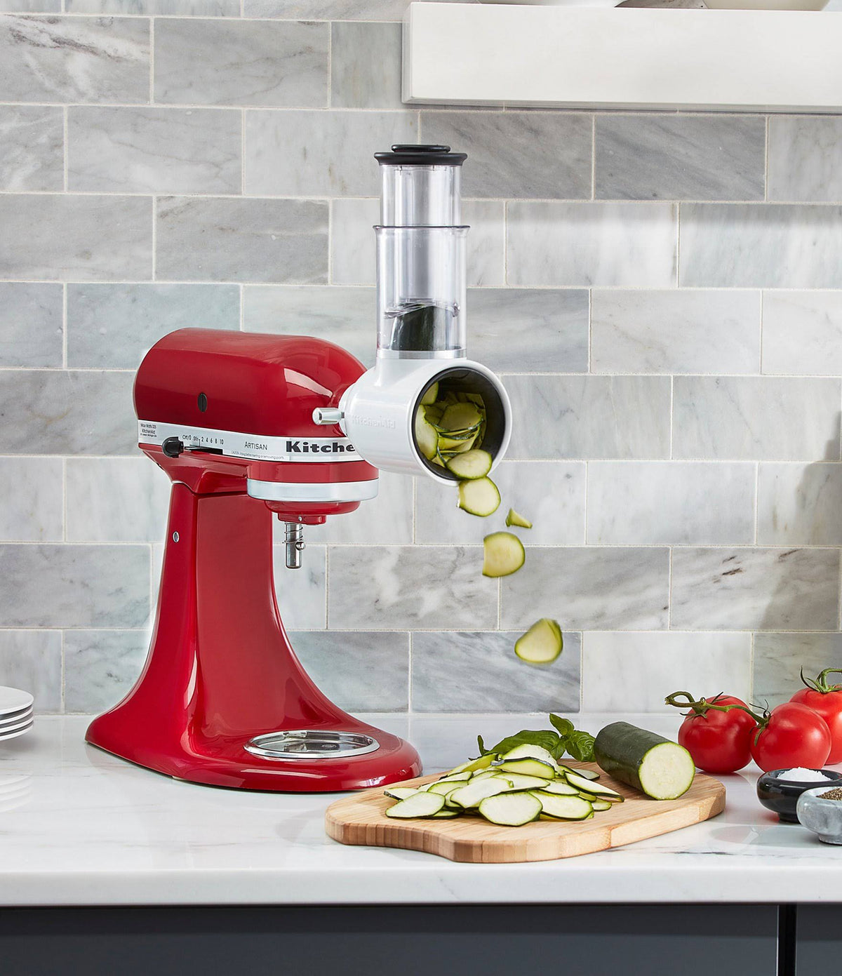 5 Quart Tilt-Head Stand Mixer with Fresh Prep Slicer/Shredder Attachment I184