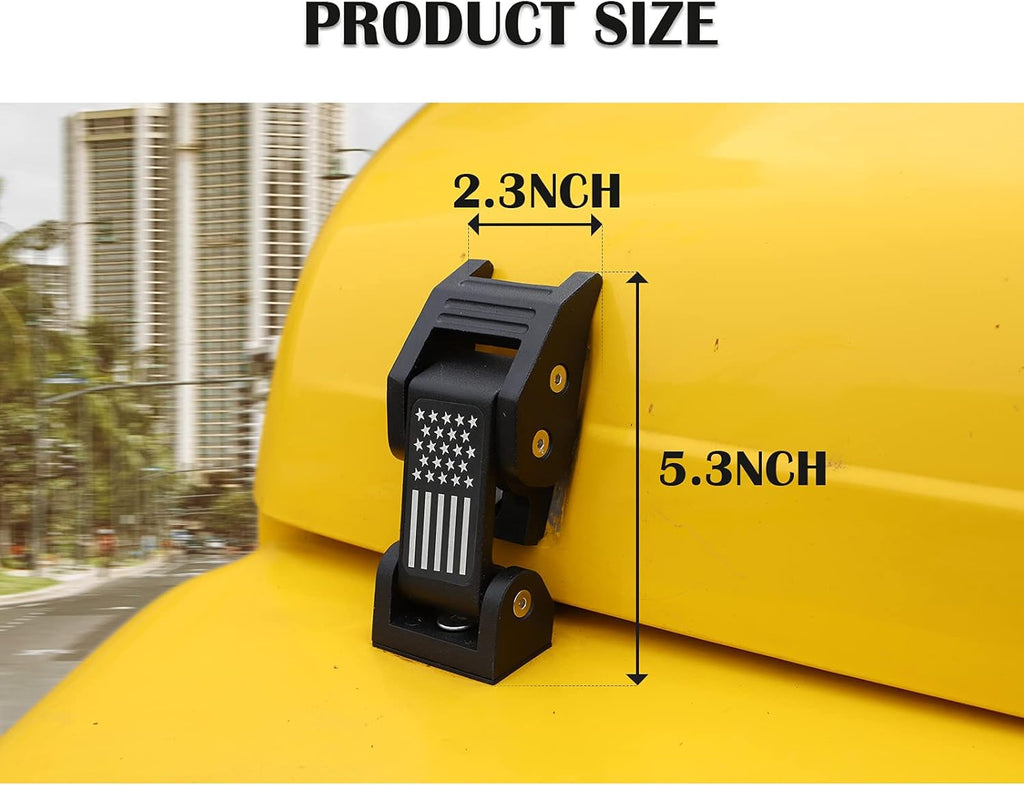 American Flag Hood Latches Aluminum Hood Catch T360249
