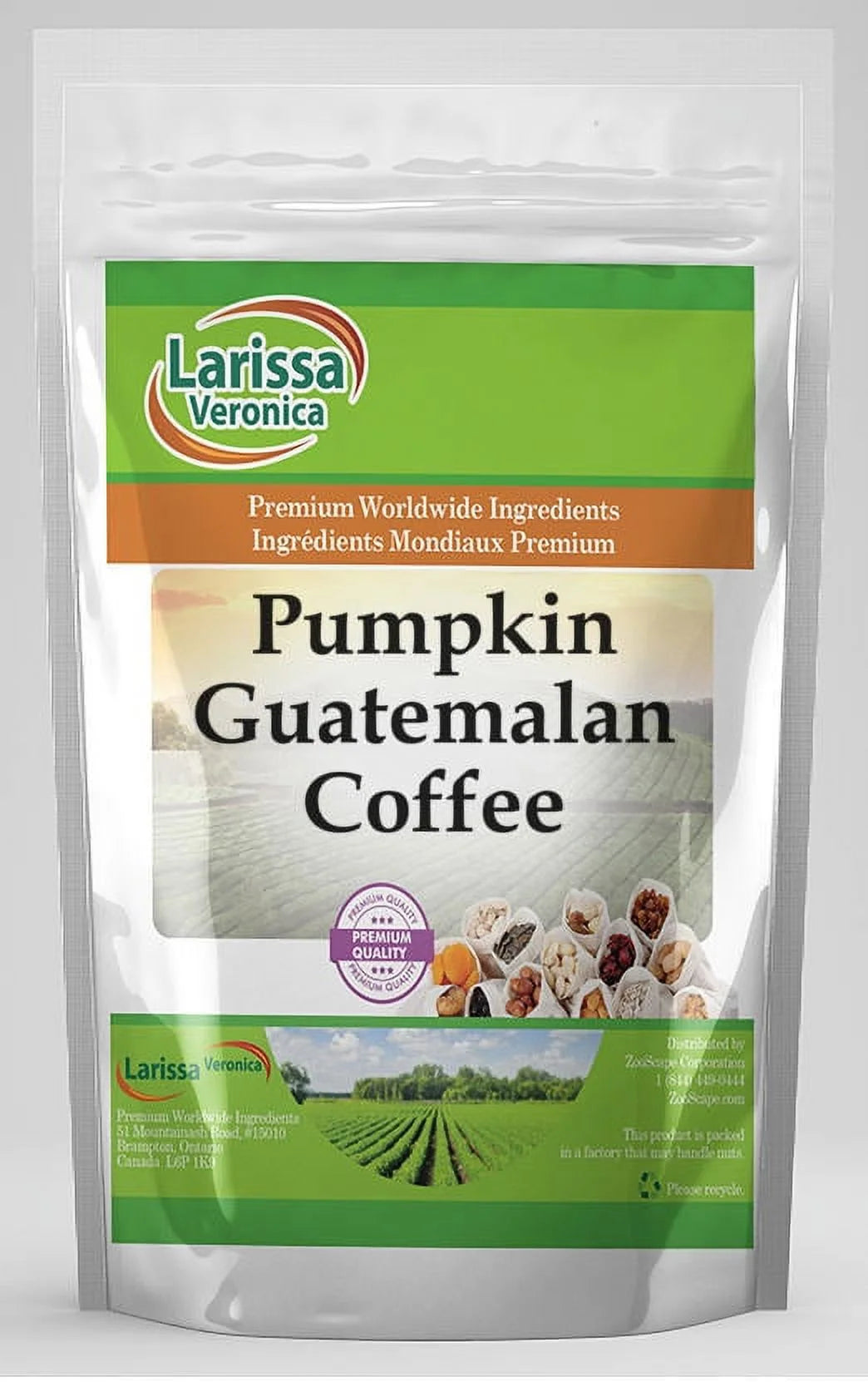 Pumpkin Whole Coffee Beans 8 oz 3-Pack P525