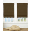 Cordless Roman Shade Chocolate - 33 x 72 in. L684