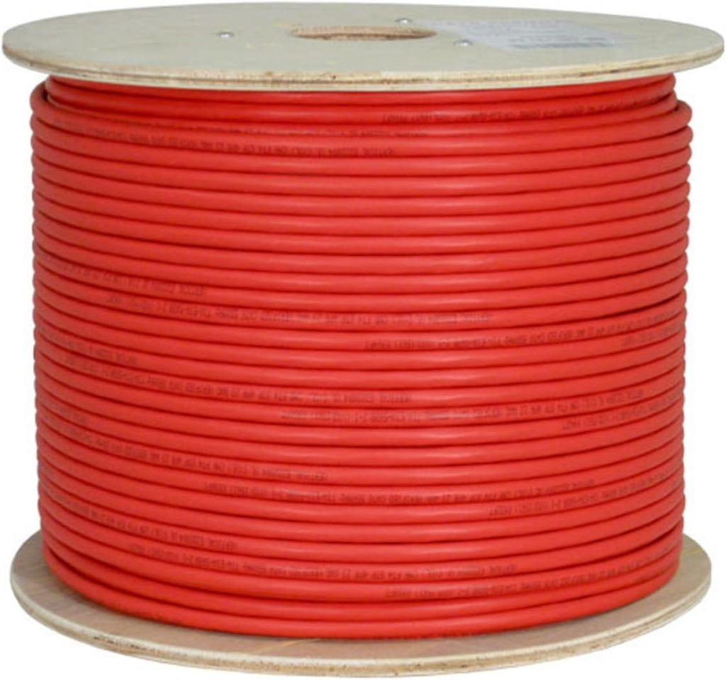 Bulk Shielded Cat6A Ethernet Cable, 23AWG, Solid Bare Copper, PVC, 1000ft, White E270