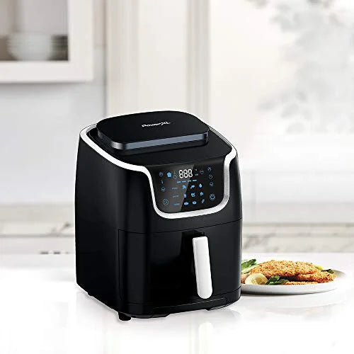 7 QT 10-in-1 Black Air Fryer Steamer Combo N732168
