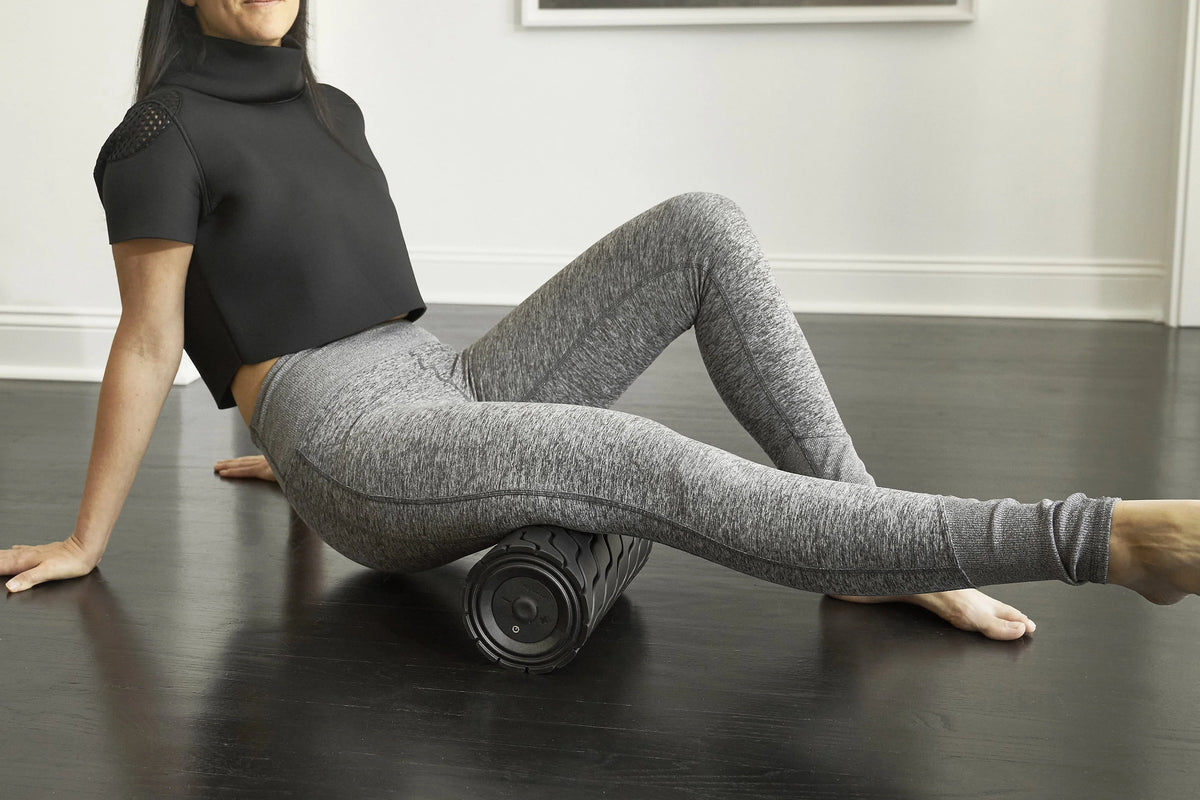 Black Vibrating Foam Roller F459