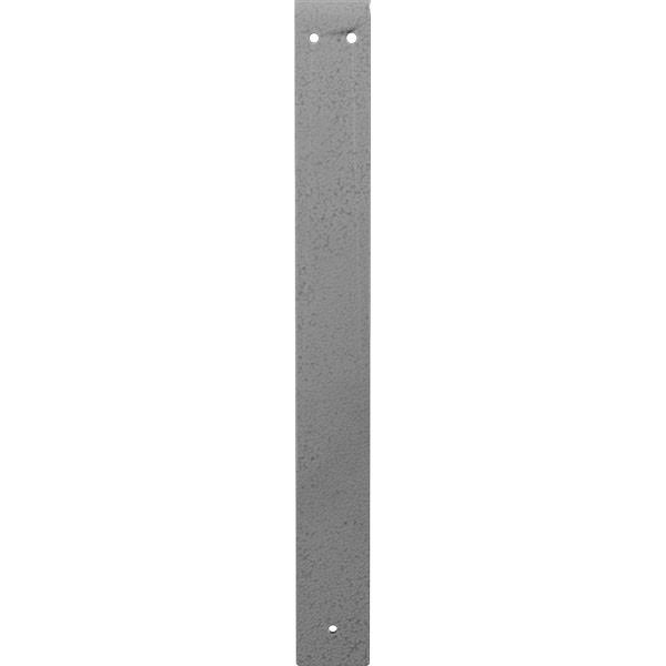 Steel Bracket Hammered Gray B4210