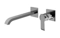 Brushed Nickel Wall-Mounted Lavatory Faucet Trim Only O1347