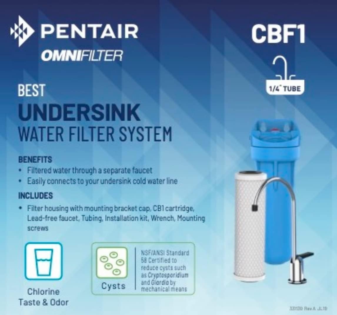 10 Single-Stage Under Sink Water Filtration System with Carbon Cartridge N168