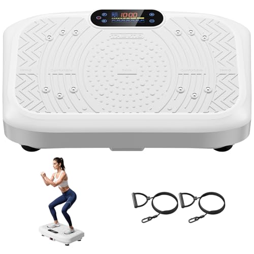 Vibration Plate Exercise Machine with 199 Adjustable Speeds, 450 Lbs Capacity Y2510