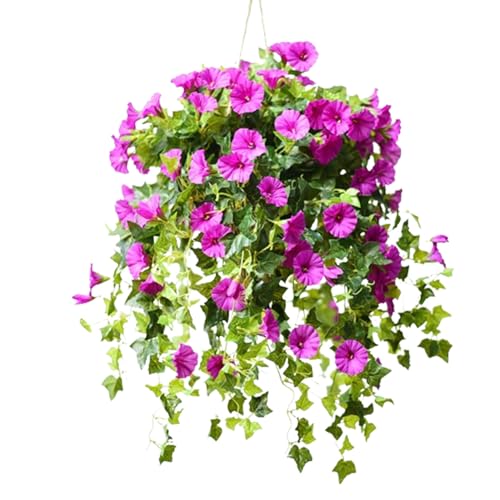 24 Bunches Artificial Morning Glories D7884