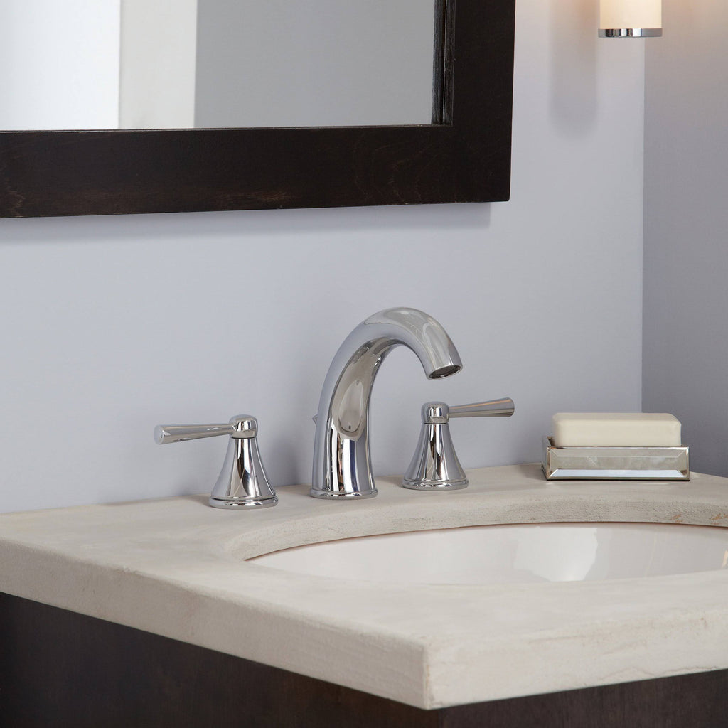 Polished Chrome Widespread Bathroom Faucet Z44565
