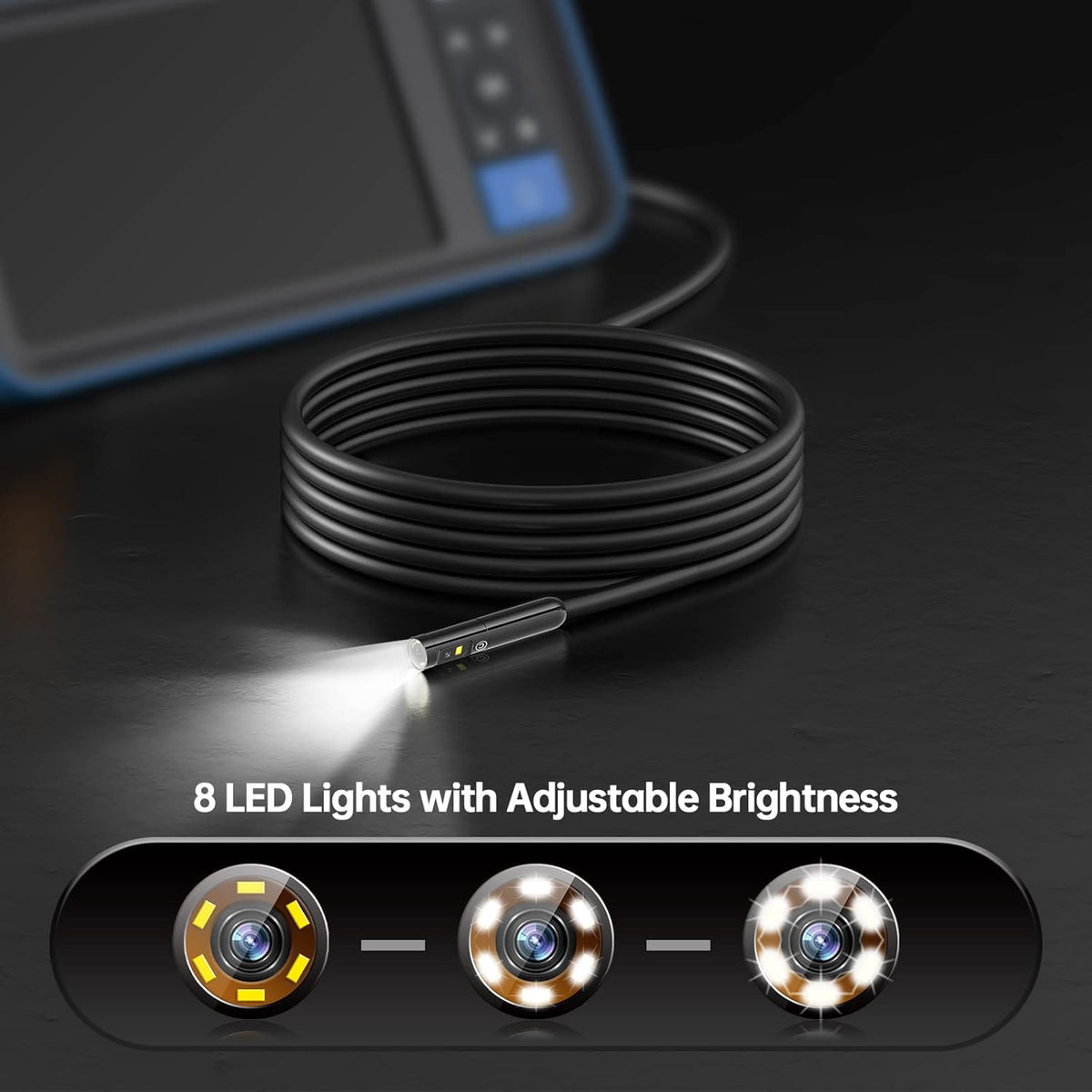 16.5ft HD Flexible Waterproof Endoscope Camera B176