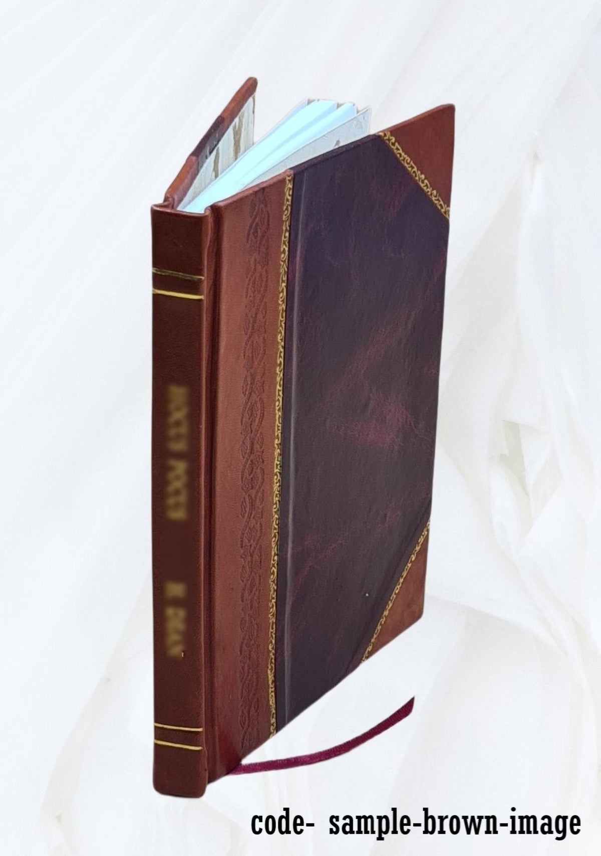 Leather Bound Aeneid of Virgil W511