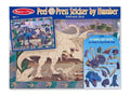 Peel and Press Sticker by Number Activity Kit: Dinosaur Dusk - 70 O45340