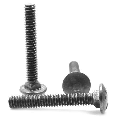 1/4 inch-20 x 8 inch Coarse Thread Carriage Bolt Low Carbon Steel Plain Finish Pk 250 I319821