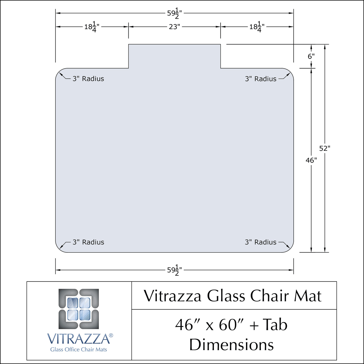 Glass Chair Mat S242