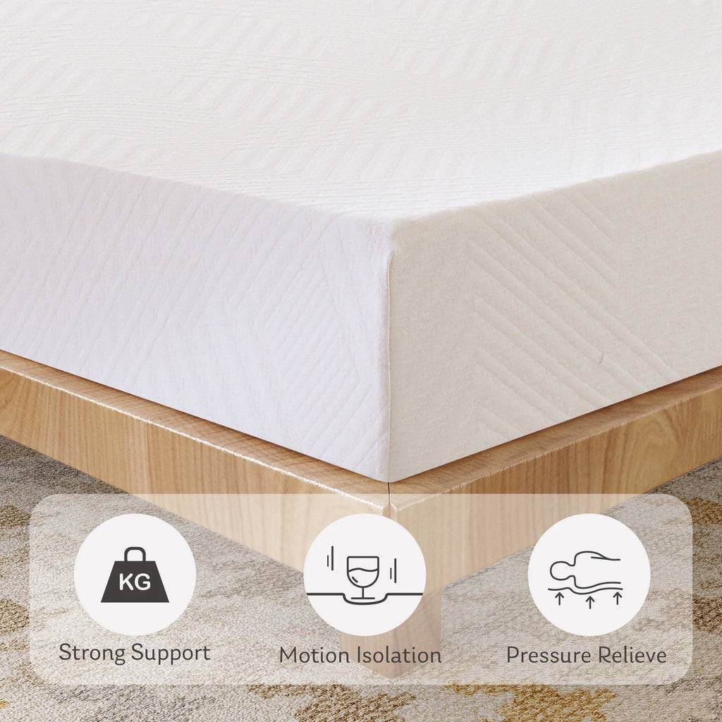 White Twin 6 inch Memory Foam Mattress Z909505