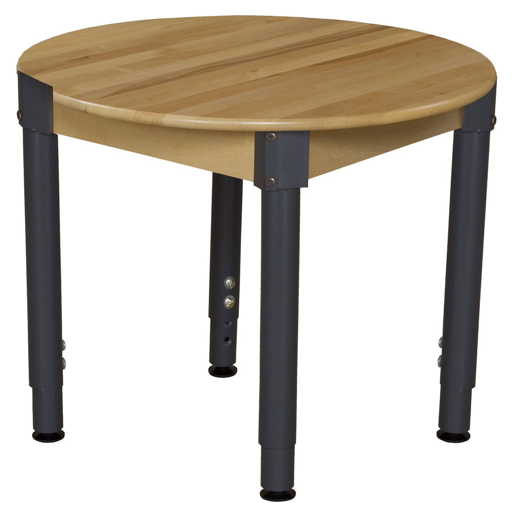 Round Hardwood Table with Legs B3667