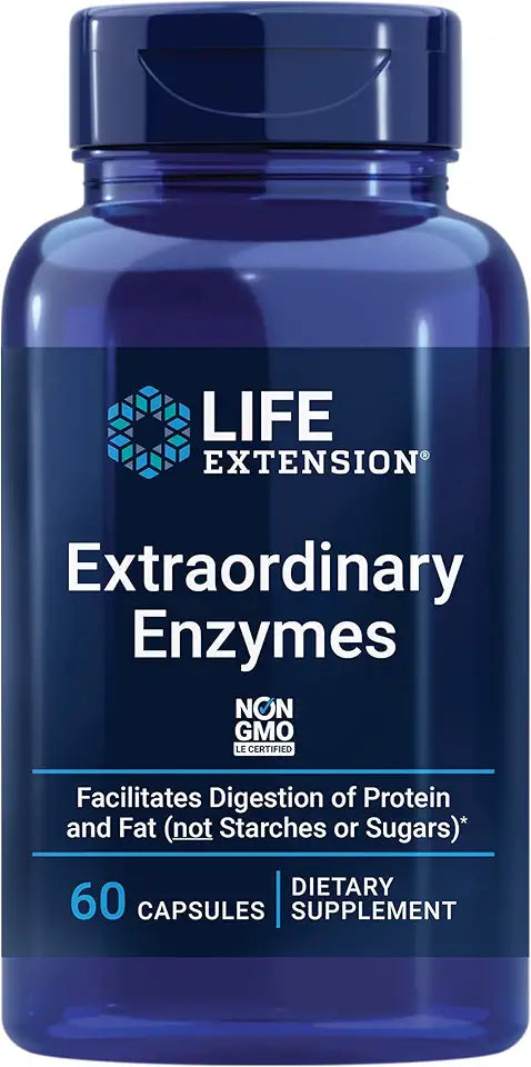 60 Capsules Digestive Enzymes O92687