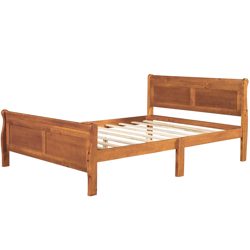 Full Size Wood Platform Bed C77447