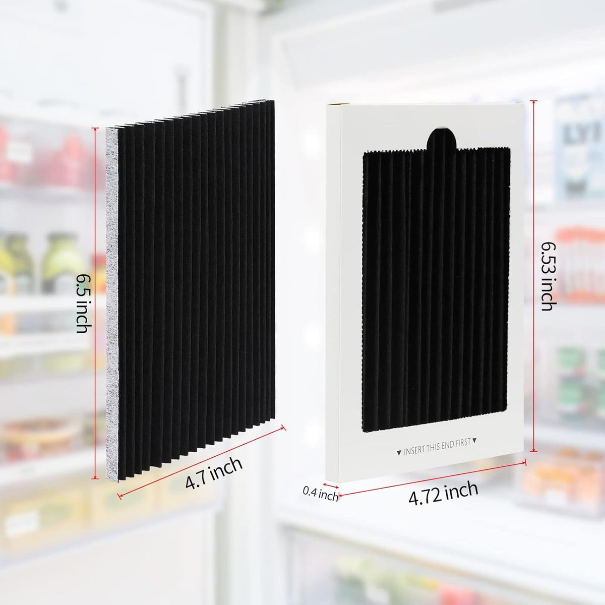 Carbon Activated Refrigerator Air Filter 6 Pack R132