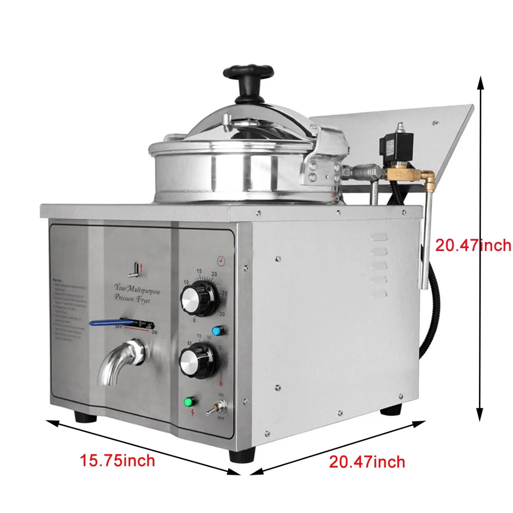 16L Electric High Pressure Stainless Steel Fried Chicken Stove S8017