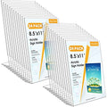 24 Pack Clear Acrylic Sign Holder 8.5 X 11 inches Vertical Y965982