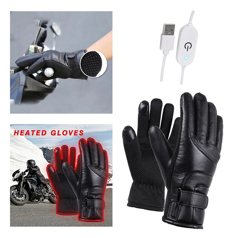 USB Powered Heated Waterproof Touchscreen Gloves V3877