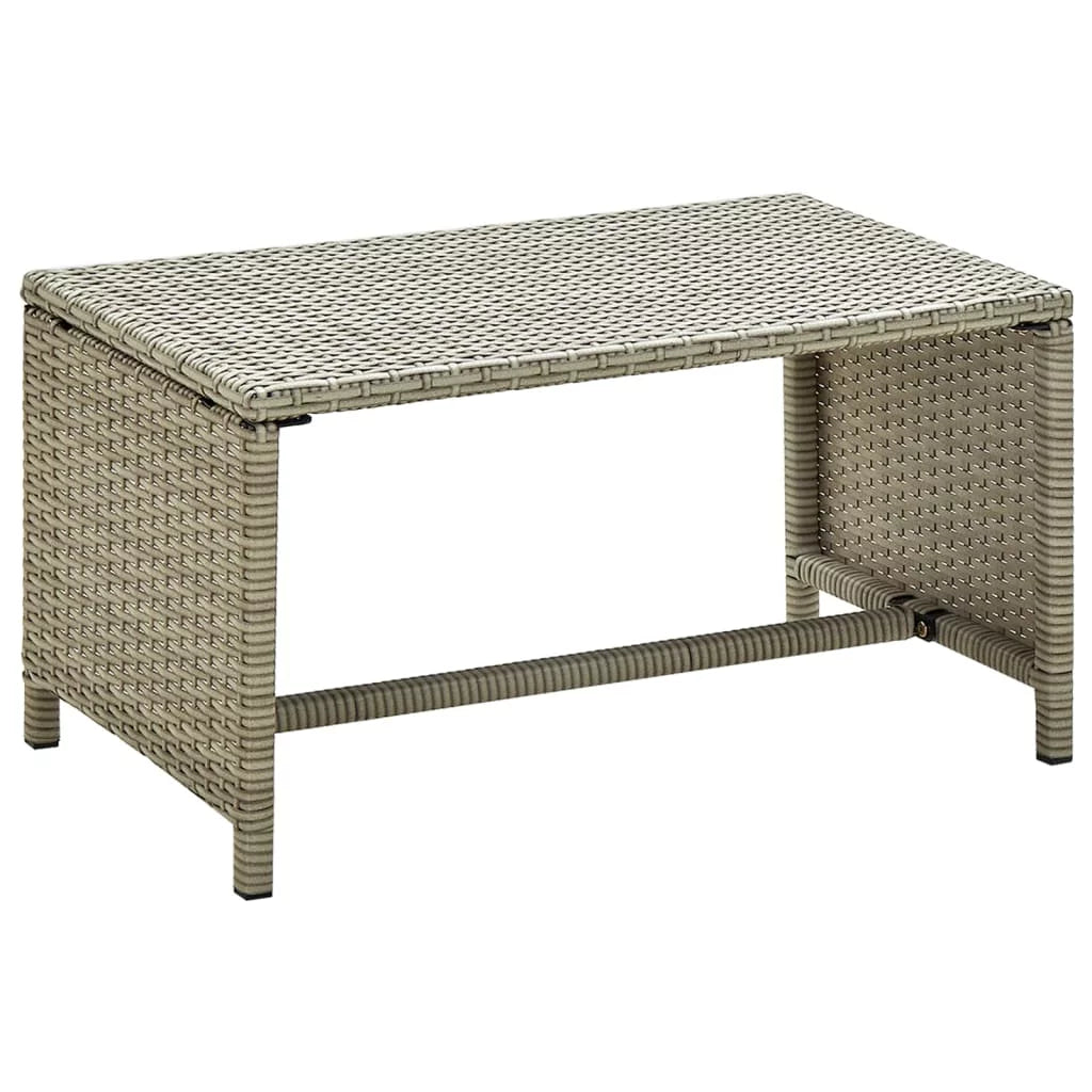Beige Poly Rattan Coffee Table G52661
