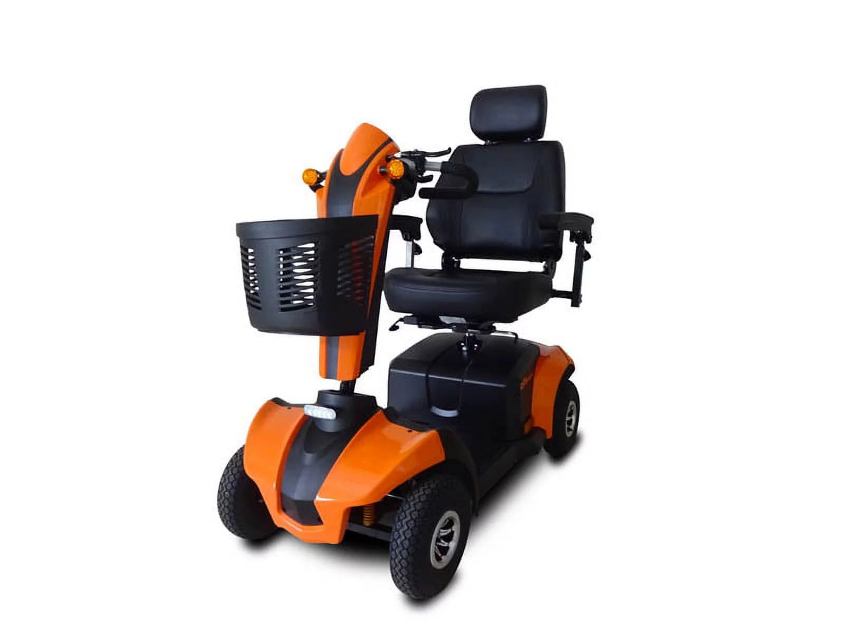 4 Wheel Electric Portable Travel Scooter, Red O550450