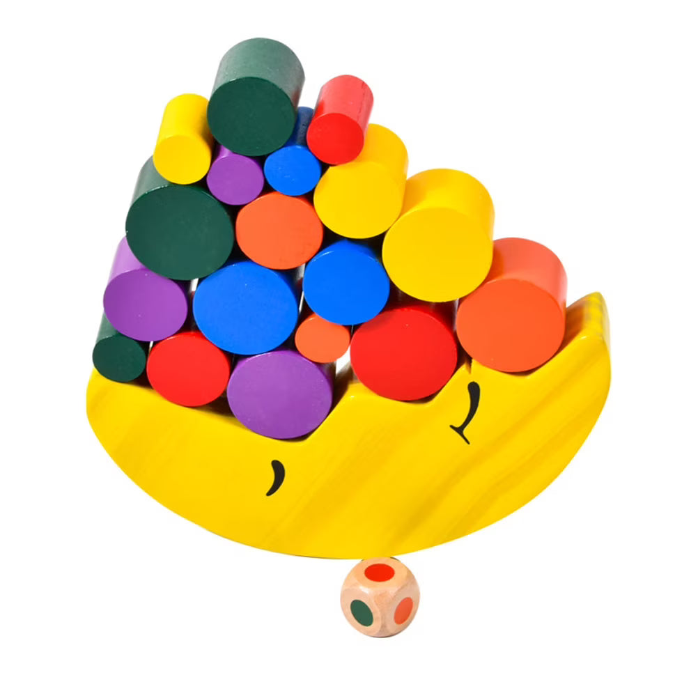 Wooden Moon Building Blocks Toy L9663
