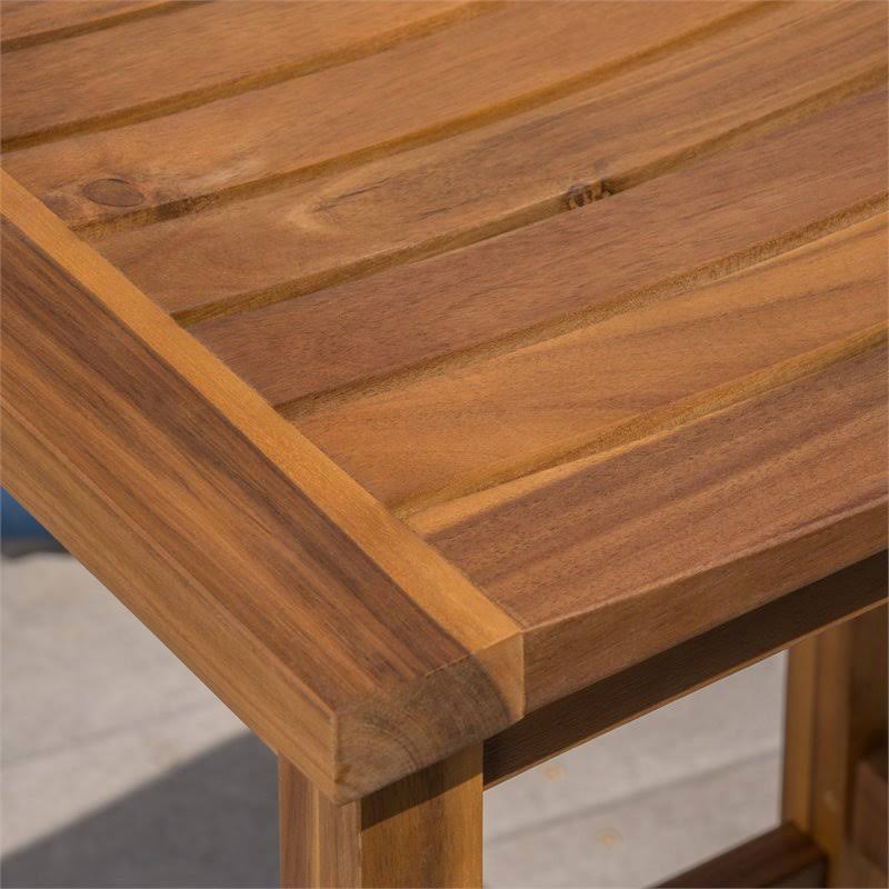 Natural Acacia Wood Barstools (Set of 4) U412863