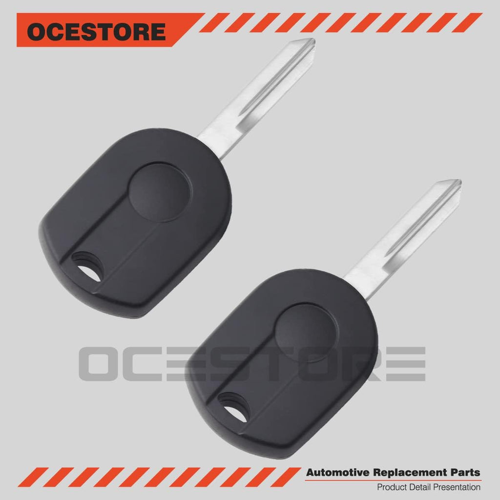 2Pcs Car Key Fob Keyless Entry Remote 4-btn Pack of 2 A283
