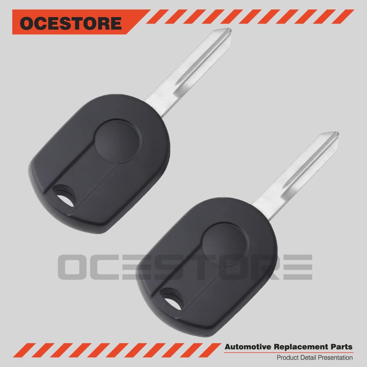 2Pcs Car Key Fob Keyless Entry Remote 4-btn Pack of 2 A283