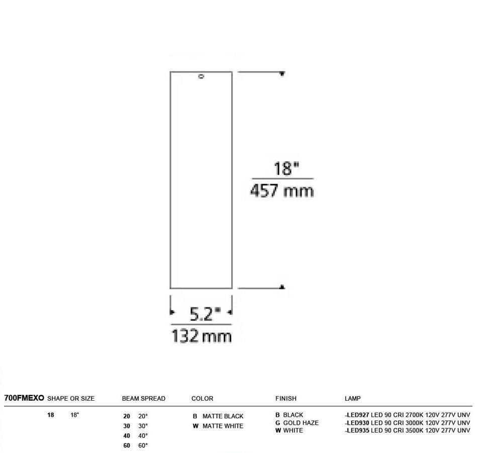 Exo LED Flush Mount R85116