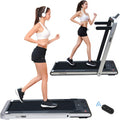 2 in 1 Portable Folding Electric Treadmill D343457