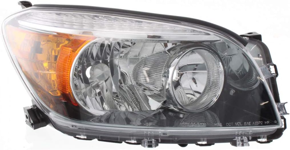 Passenger Side Black Bezel Headlight Assembly C391