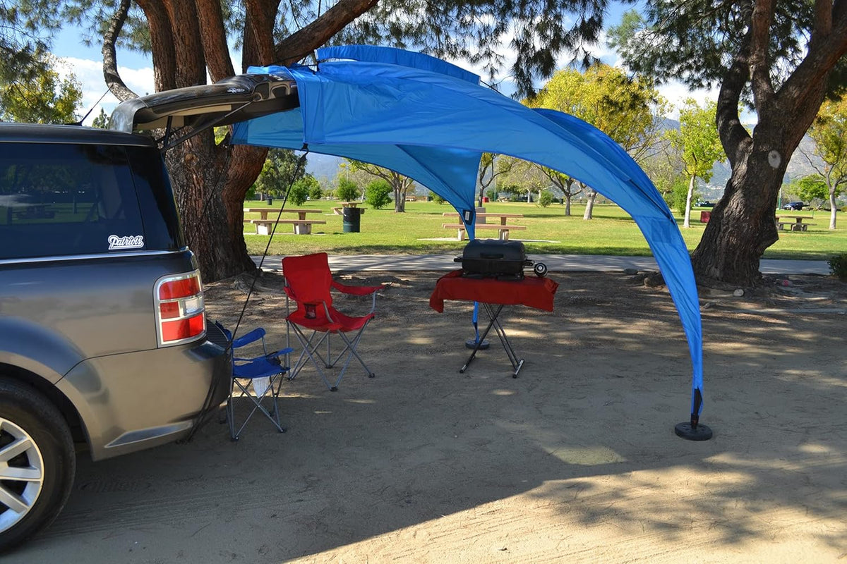 Blue Portable Sunshade Canopy Tent U807069