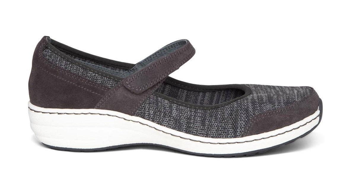 Charcoal Mary Jane Shoes S975