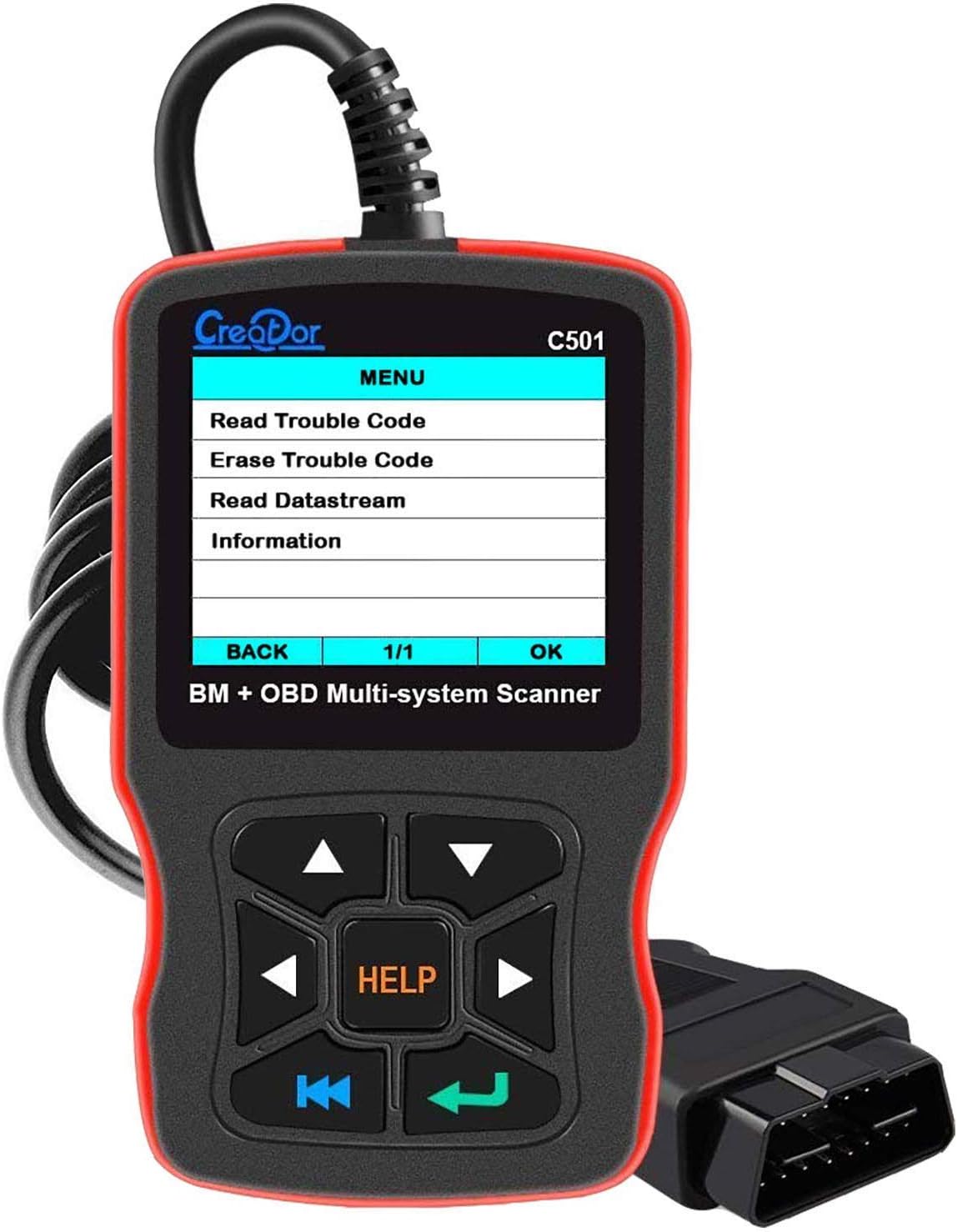 OBD2 Scanner Multi System Scan Tool M890