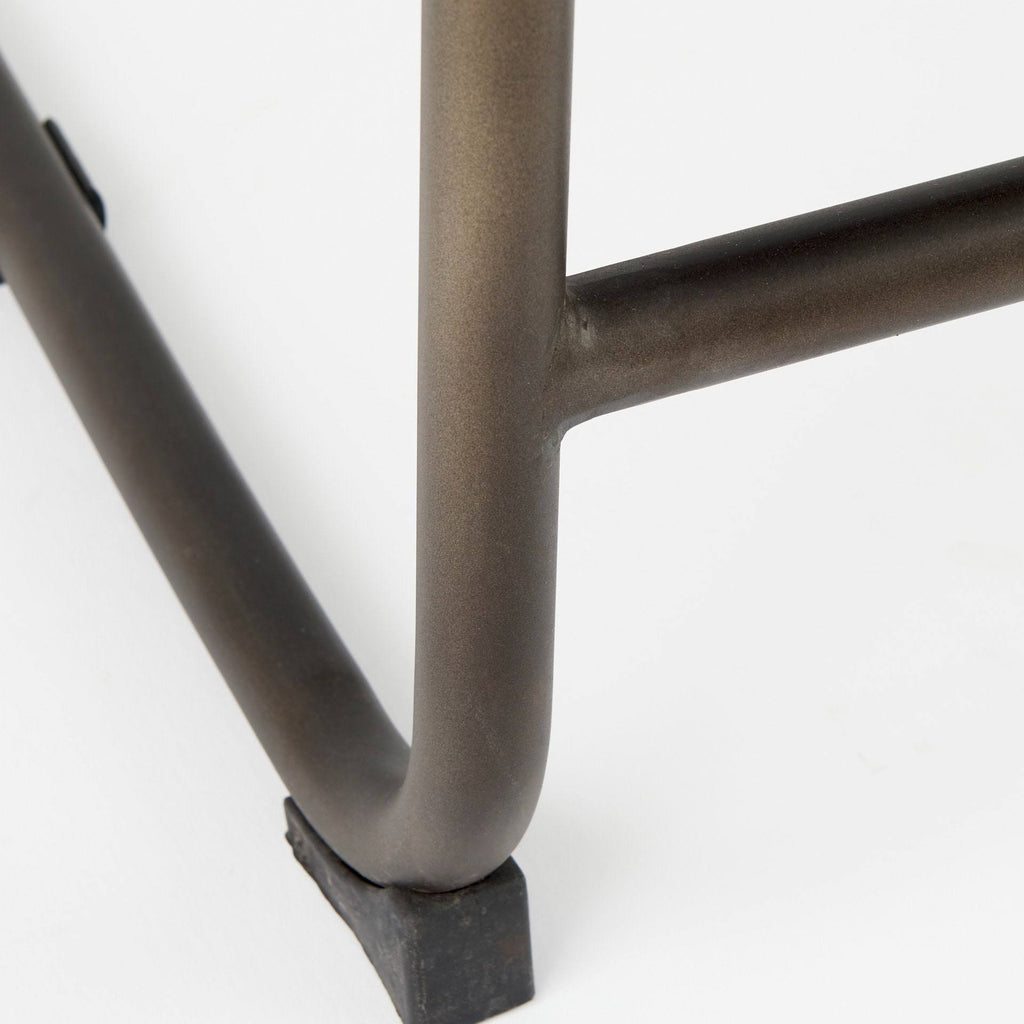 Black Leather Counter Stool Z4960