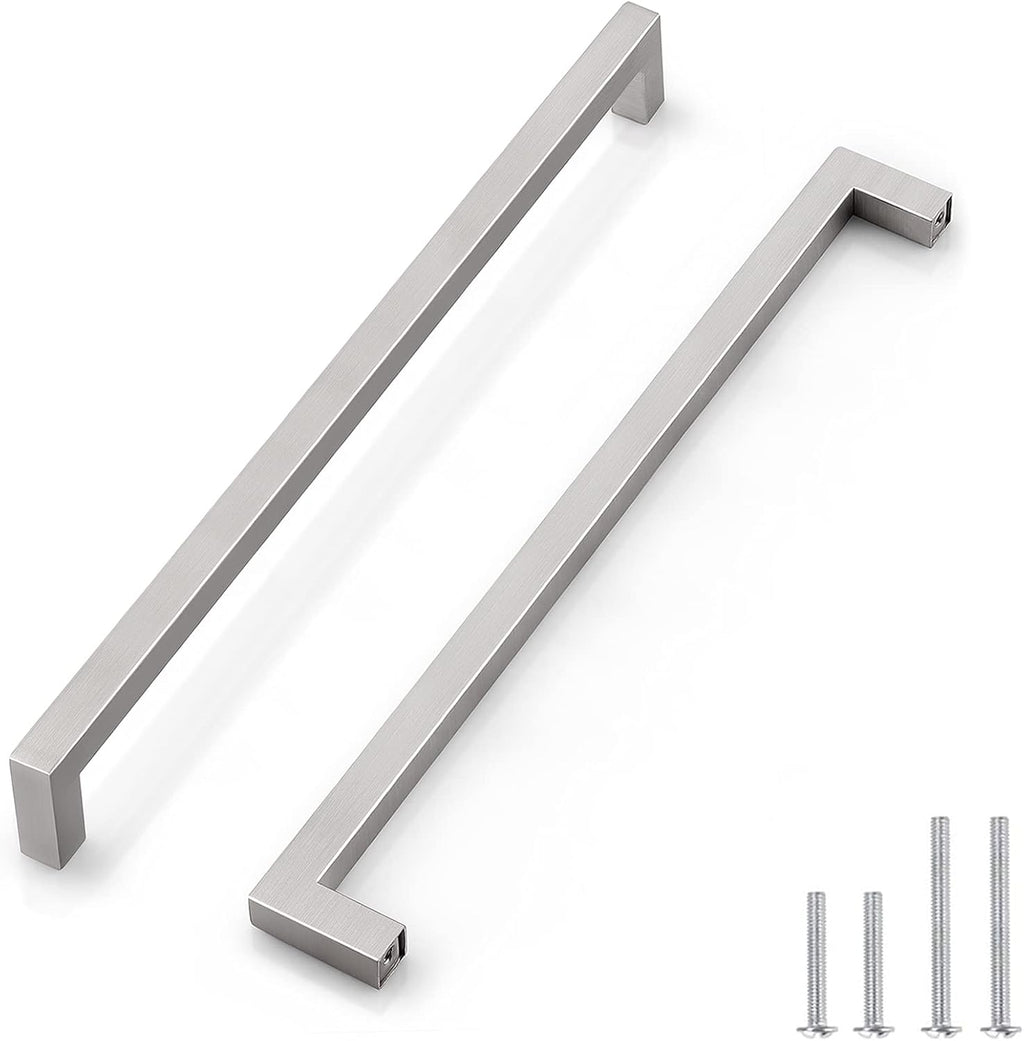 30 Pack Stainless Steel Square Corner Kitchen Cabinet Door Handles Y1839