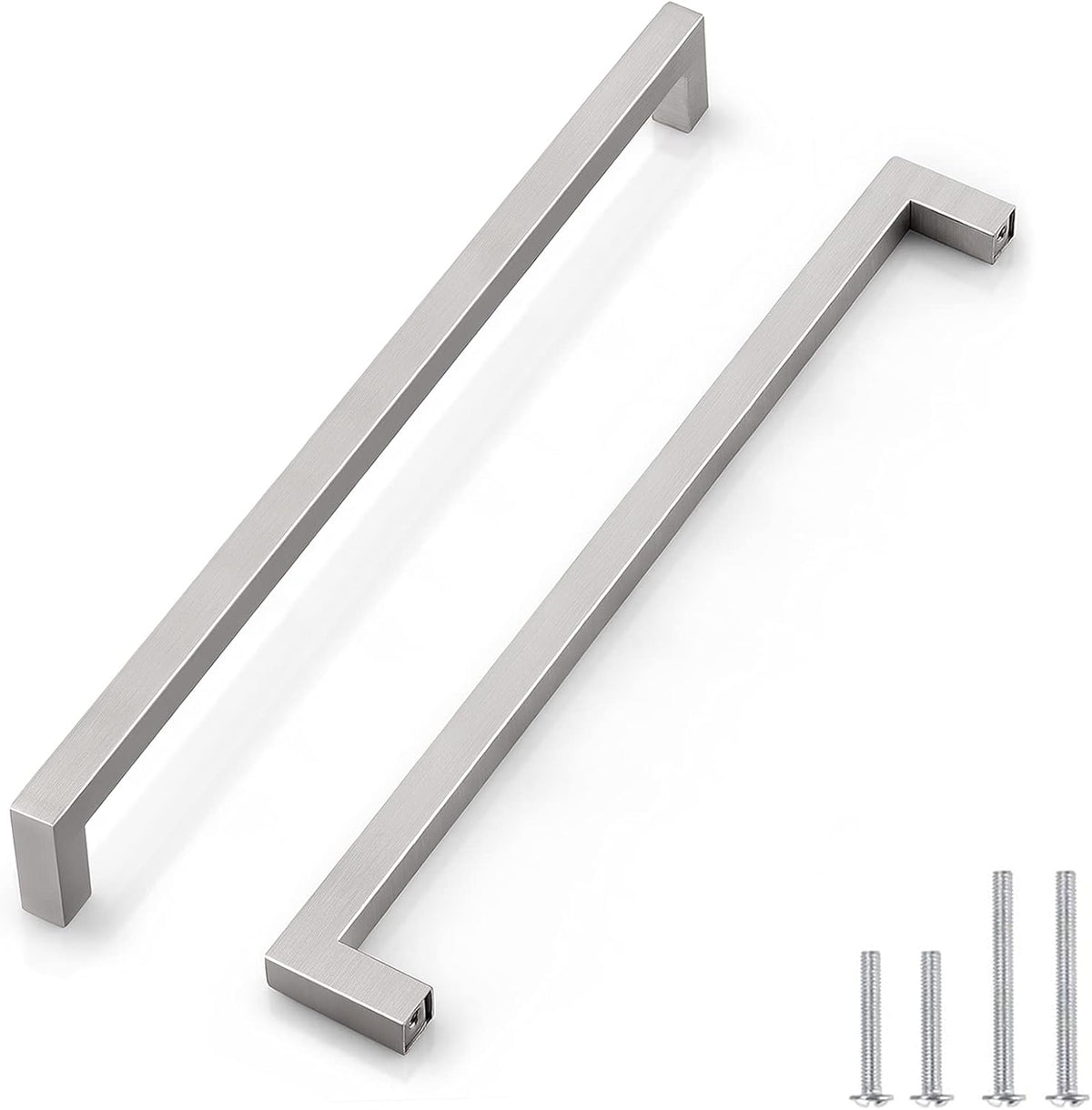30 Pack Stainless Steel Square Corner Kitchen Cabinet Door Handles Y1839
