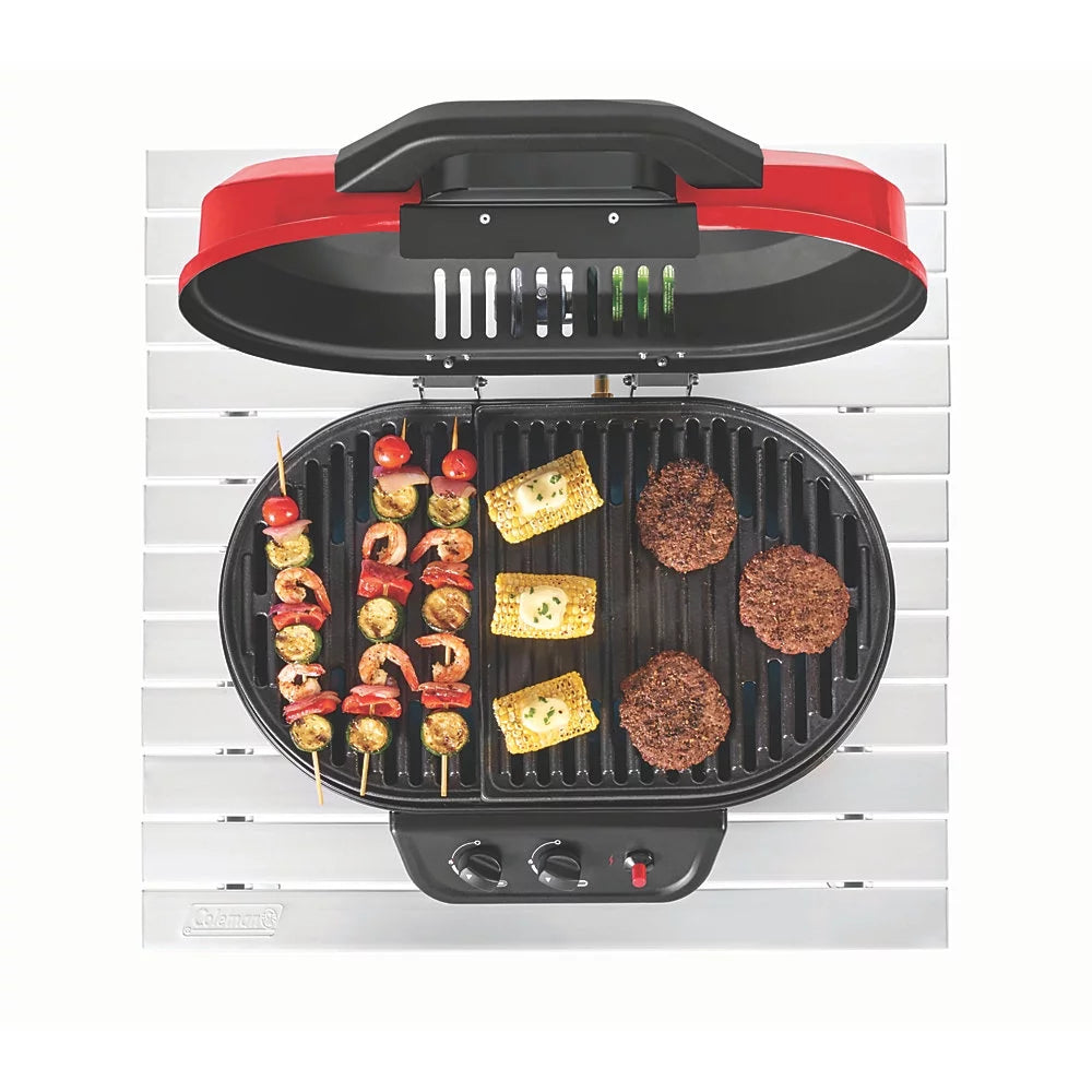 Black 2 Burner Propane Gas Grill D1236