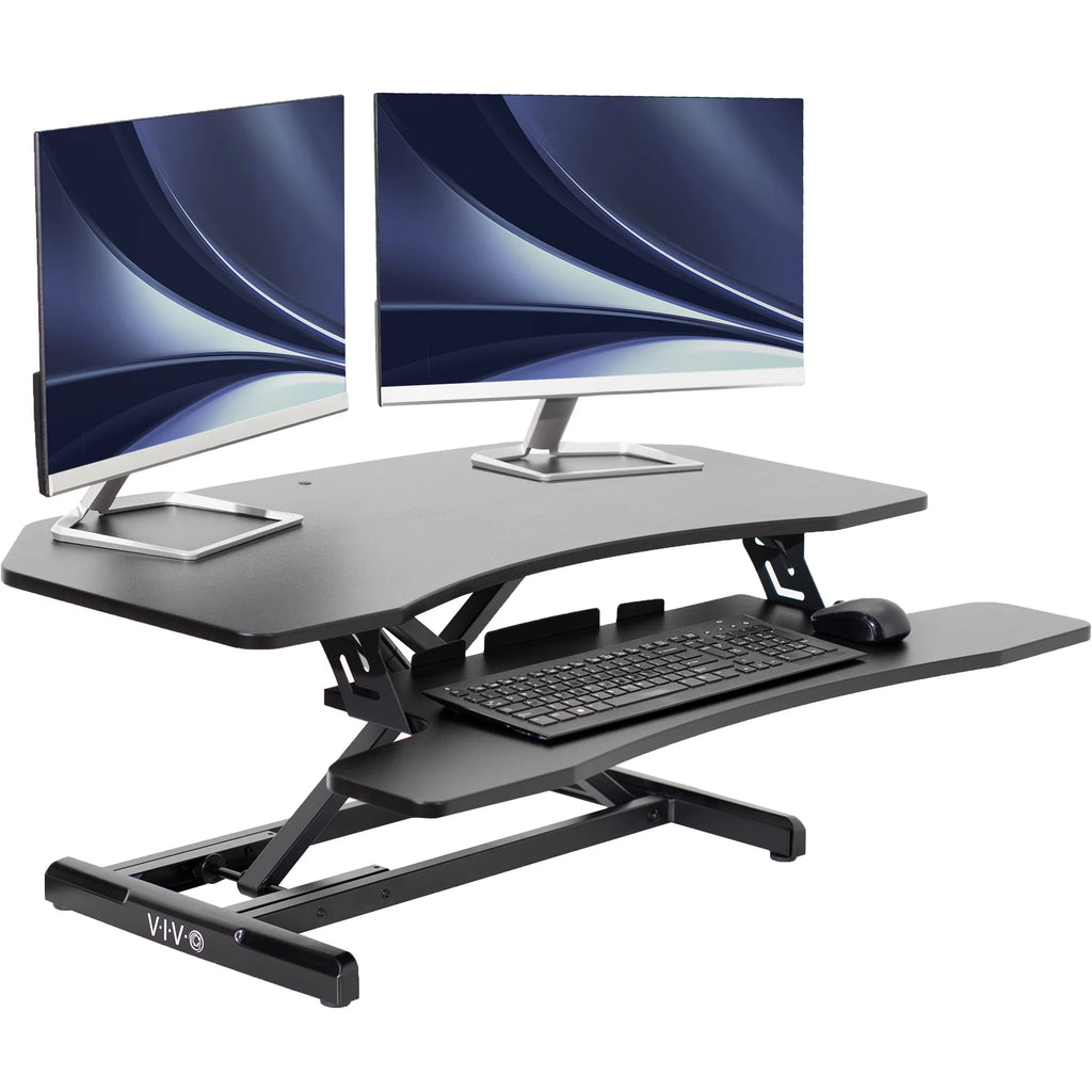 Black Corner Height Adjustable Standing Desk M490