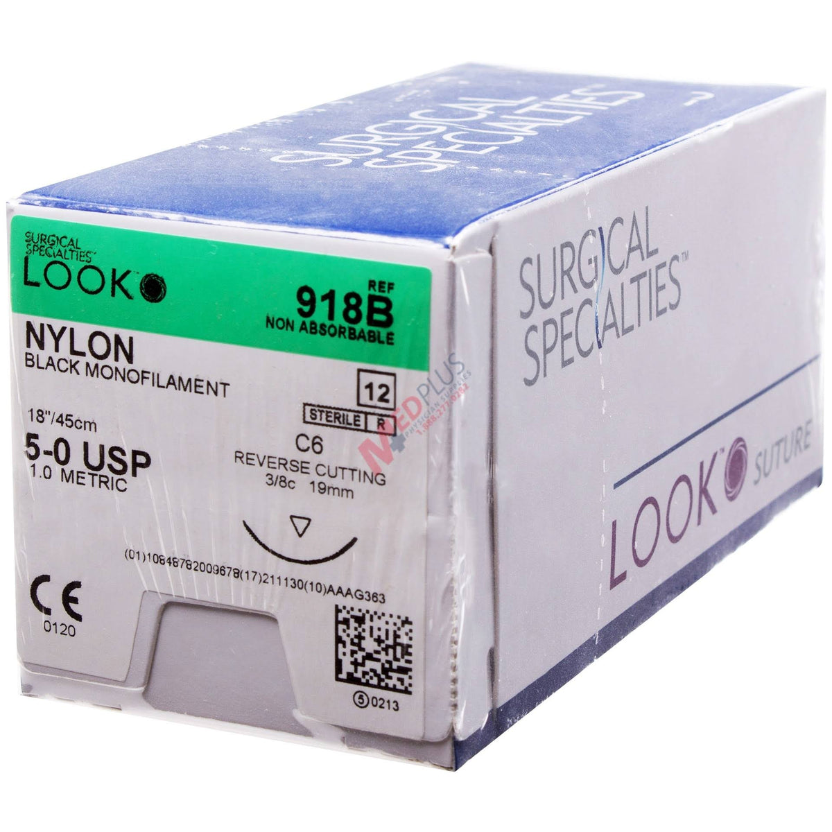 Black 5-0 Nylon Suture G29471